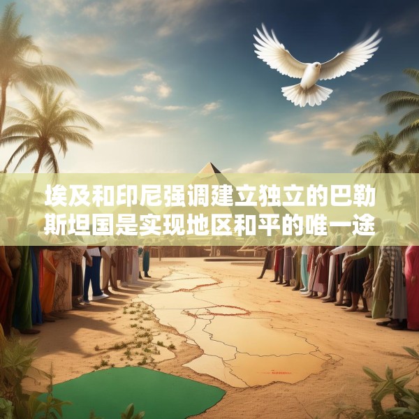 埃及和印尼强调建立独立的巴勒斯坦国是实现地区和平的唯一途径