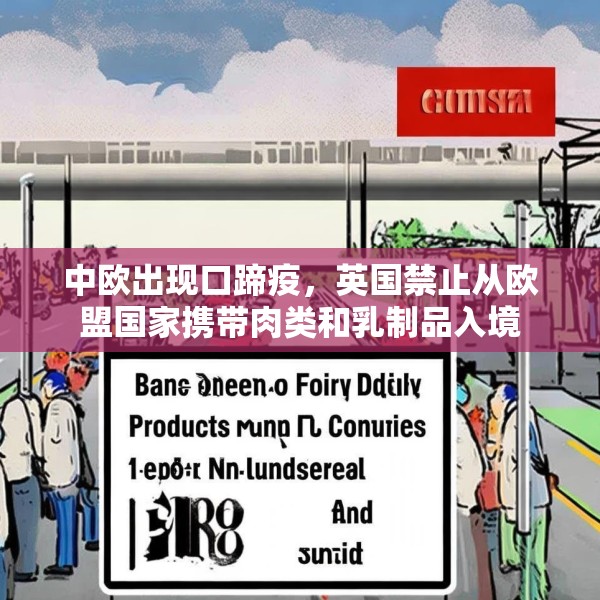 中欧出现口蹄疫，英国禁止从欧盟国家携带肉类和乳制品入境