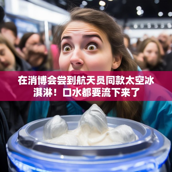在消博会尝到航天员同款太空冰淇淋！口水都要流下来了