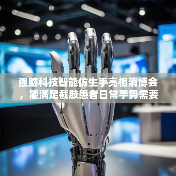 强脑科技智能仿生手亮相消博会，能满足截肢患者日常手势需要