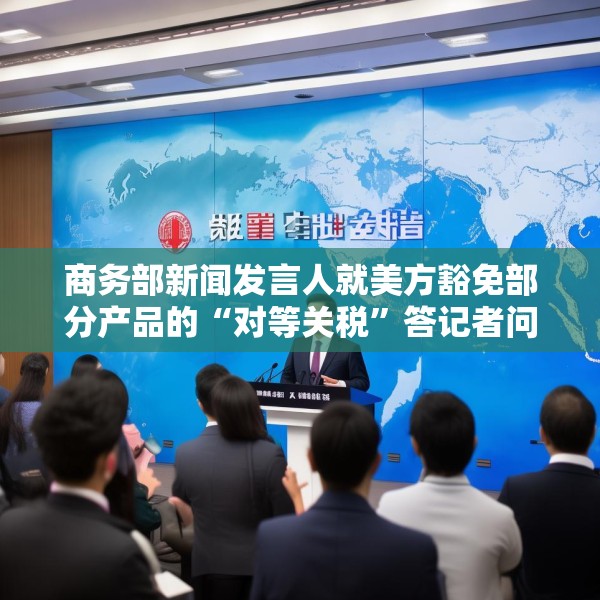 商务部新闻发言人就美方豁免部分产品的“对等关税”答记者问