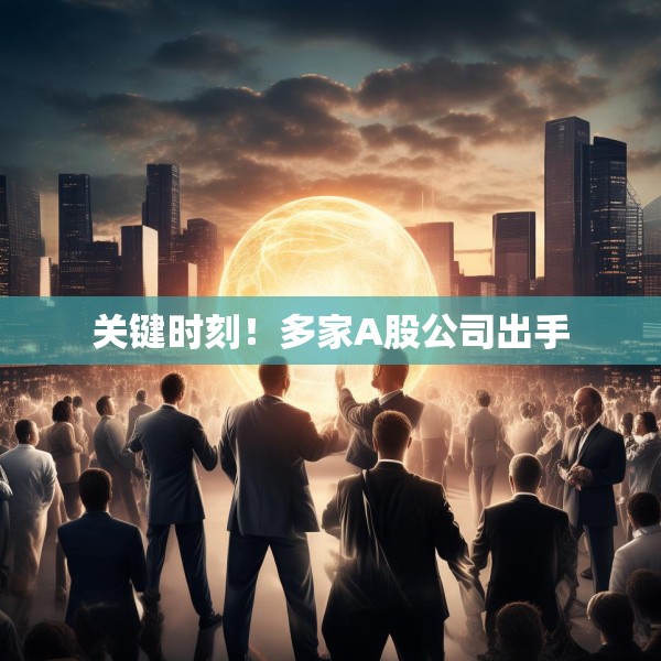关键时刻！多家A股公司出手