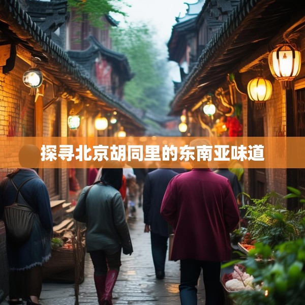 探寻北京胡同里的东南亚味道