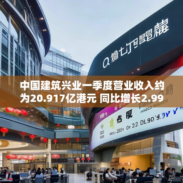 中国建筑兴业一季度营业收入约为20.917亿港元 同比增长2.99%