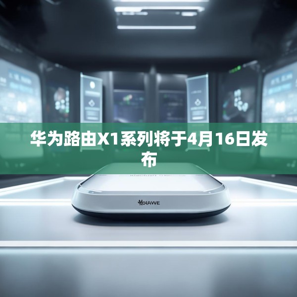 华为路由X1系列将于4月16日发布