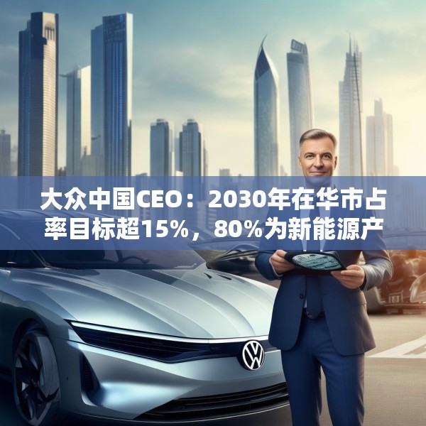 大众中国CEO：2030年在华市占率目标超15%，80%为新能源产品
