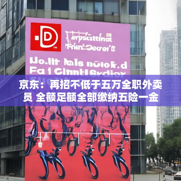 京东：再招不低于五万全职外卖员 全额足额全部缴纳五险一金