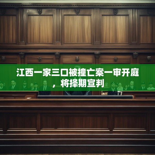 江西一家三口被撞亡案一审开庭，将择期宣判