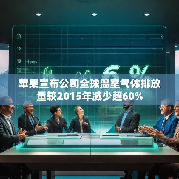 苹果宣布公司全球温室气体排放量较2015年减少超60%