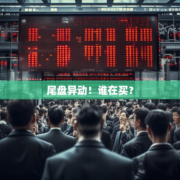 尾盘异动！谁在买？