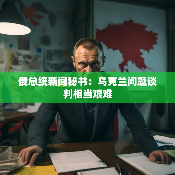 俄总统新闻秘书：乌克兰问题谈判相当艰难