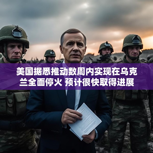 美国据悉推动数周内实现在乌克兰全面停火 预计很快取得进展