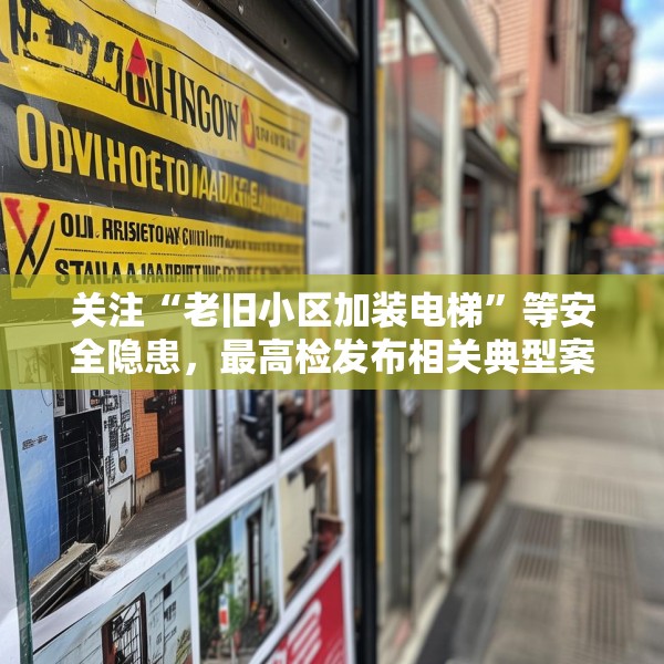 关注“老旧小区加装电梯”等安全隐患，最高检发布相关典型案例