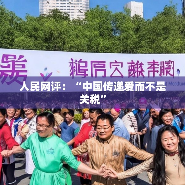 人民网评：“中国传递爱而不是关税”