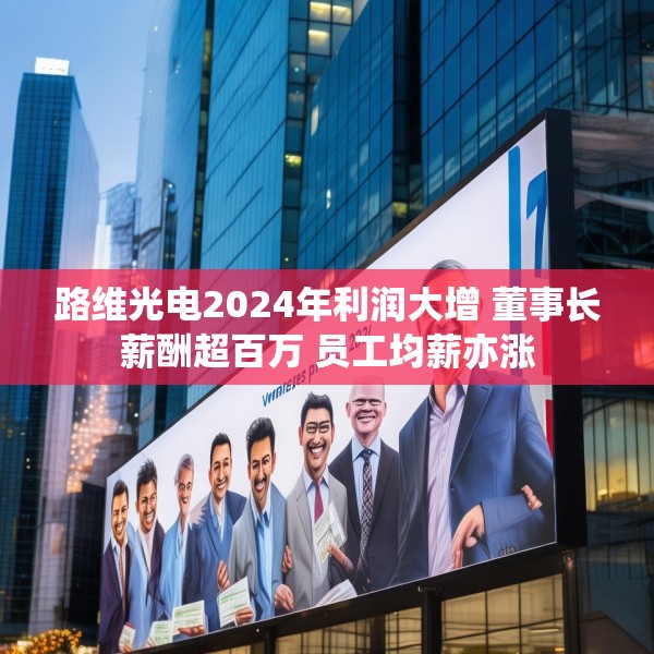 路维光电2024年利润大增 董事长薪酬超百万 员工均薪亦涨