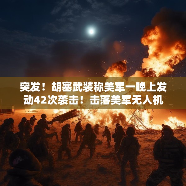 突发！胡塞武装称美军一晚上发动42次袭击！击落美军无人机