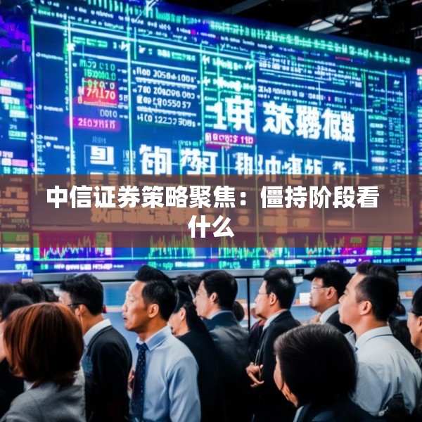 中信证券策略聚焦：僵持阶段看什么