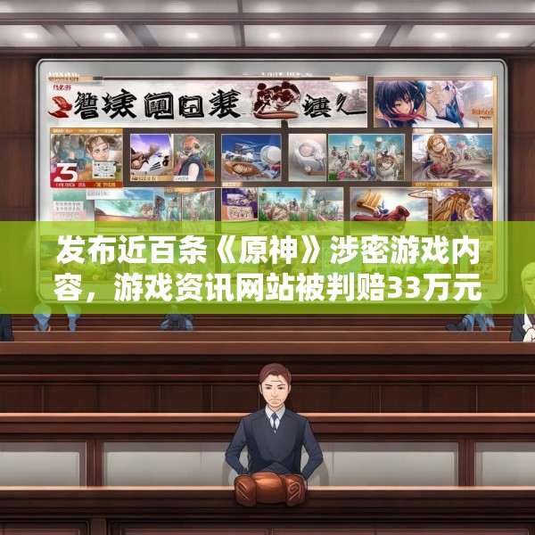 发布近百条《原神》涉密游戏内容，游戏资讯网站被判赔33万元