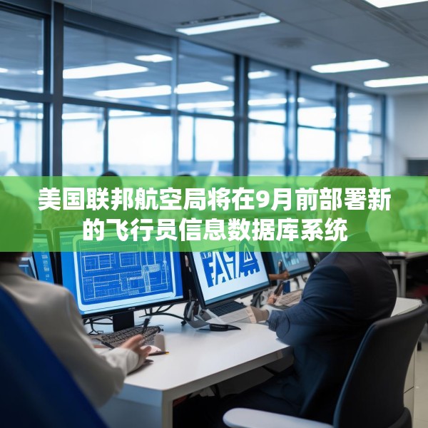 美国联邦航空局将在9月前部署新的飞行员信息数据库系统