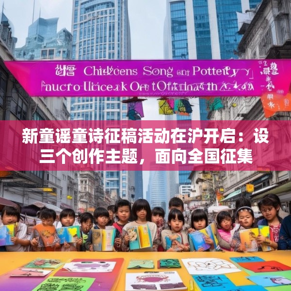 新童谣童诗征稿活动在沪开启：设三个创作主题，面向全国征集