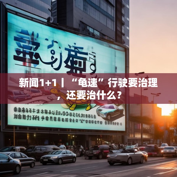 新闻1+1丨“龟速”行驶要治理，还要治什么？