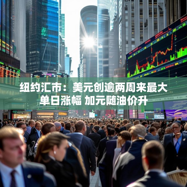 纽约汇市：美元创逾两周来最大单日涨幅 加元随油价升