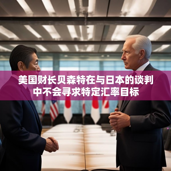 美国财长贝森特在与日本的谈判中不会寻求特定汇率目标