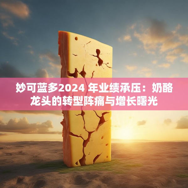 妙可蓝多2024 年业绩承压：奶酪龙头的转型阵痛与增长曙光