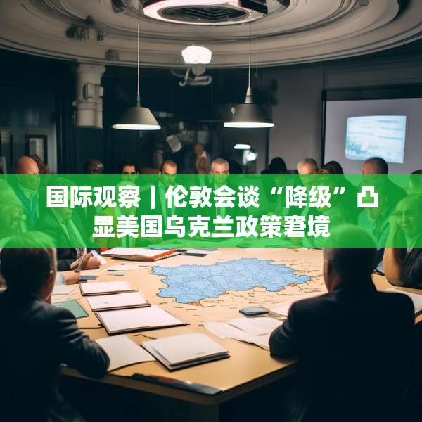 国际观察｜伦敦会谈“降级”凸显美国乌克兰政策窘境
