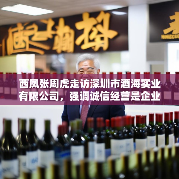 西凤张周虎走访深圳市酒海实业有限公司，强调诚信经营是企业发展的根本