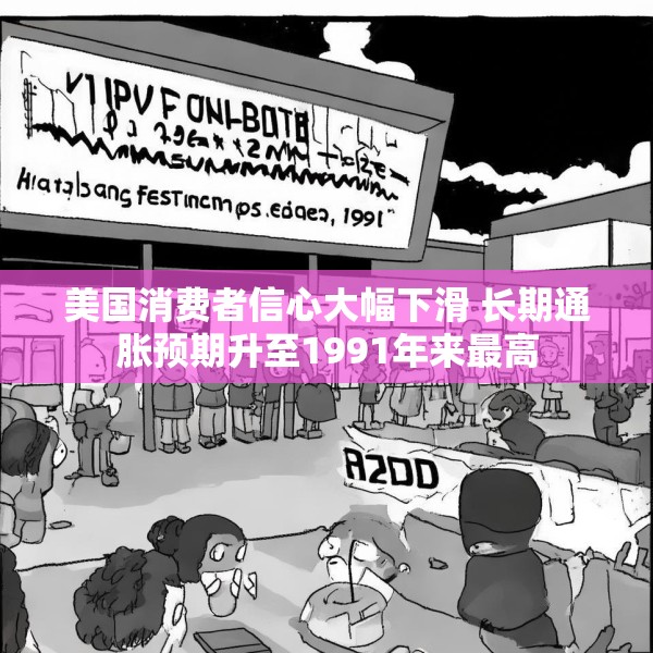 美国消费者信心大幅下滑 长期通胀预期升至1991年来最高