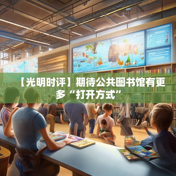 【光明时评】期待公共图书馆有更多“打开方式”