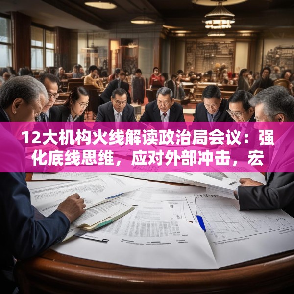 12大机构火线解读政治局会议：强化底线思维，应对外部冲击，宏观着力“四稳”，配置上沿三主线布局