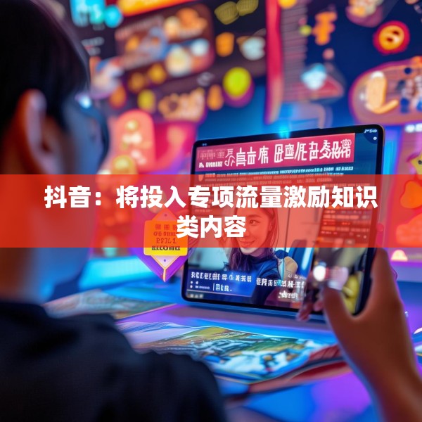抖音：将投入专项流量激励知识类内容