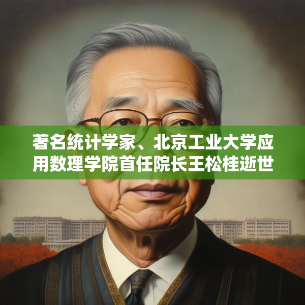 著名统计学家、北京工业大学应用数理学院首任院长王松桂逝世