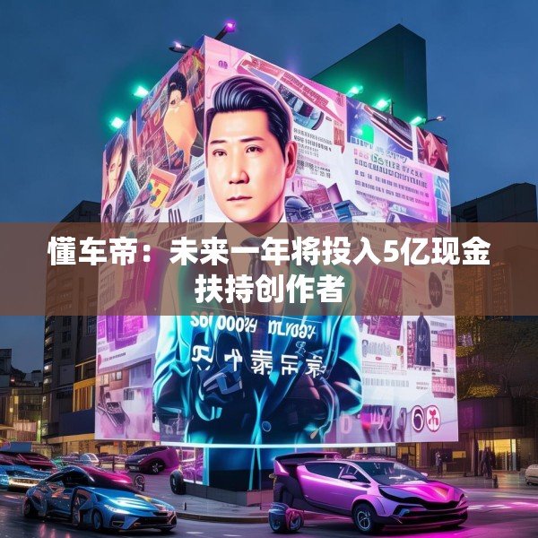懂车帝：未来一年将投入5亿现金扶持创作者