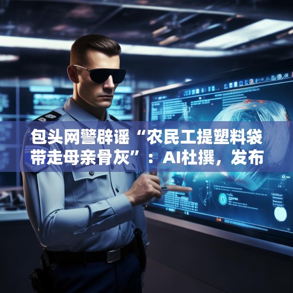 包头网警辟谣“农民工提塑料袋带走母亲骨灰”：AI杜撰，发布者被处罚