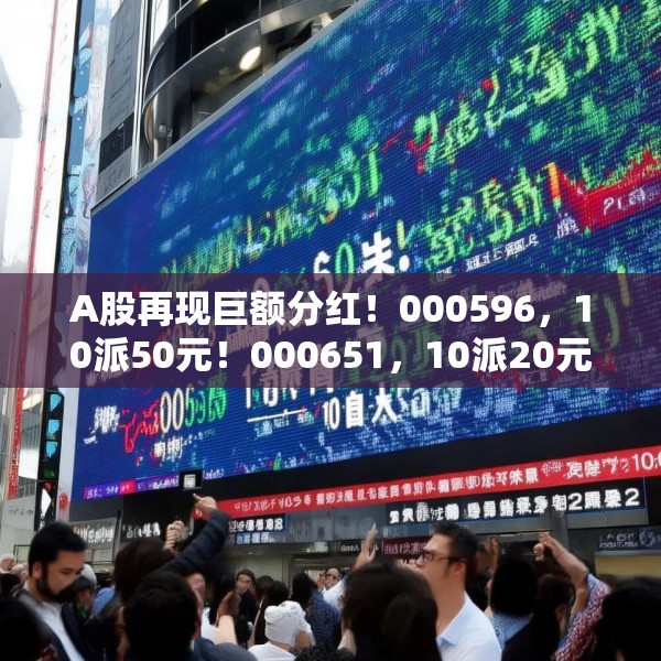 A股再现巨额分红！000596，10派50元！000651，10派20元！