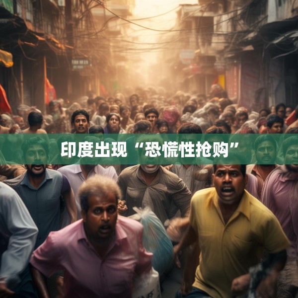 印度出现“恐慌性抢购”
