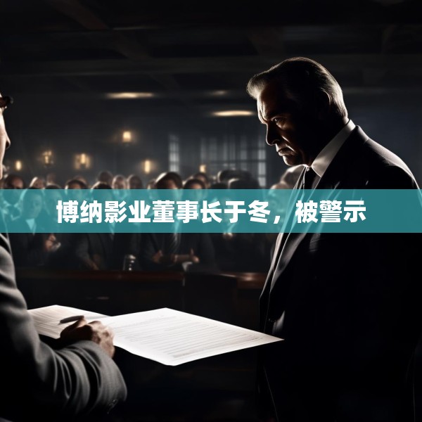 博纳影业董事长于冬，被警示