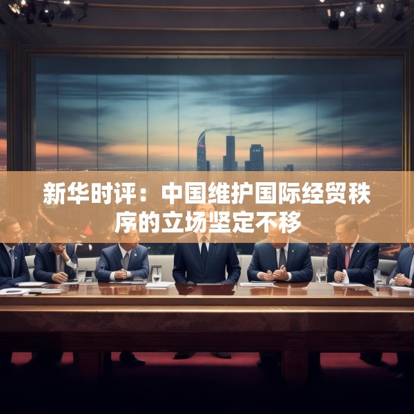 新华时评：中国维护国际经贸秩序的立场坚定不移