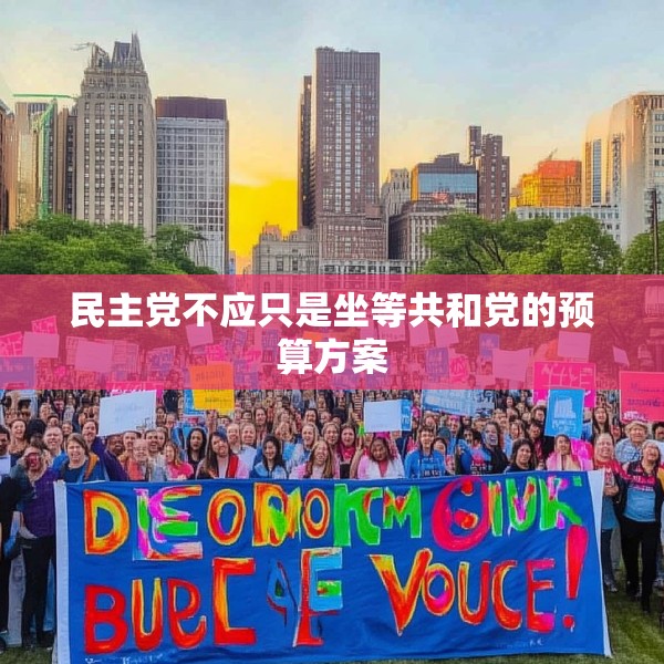 民主党不应只是坐等共和党的预算方案