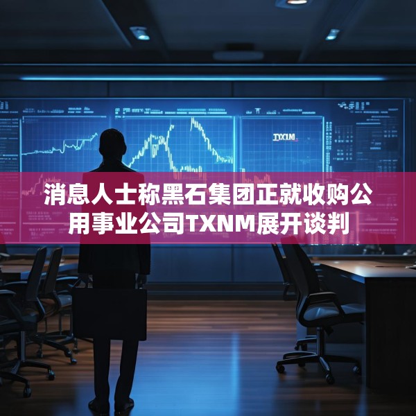 消息人士称黑石集团正就收购公用事业公司TXNM展开谈判