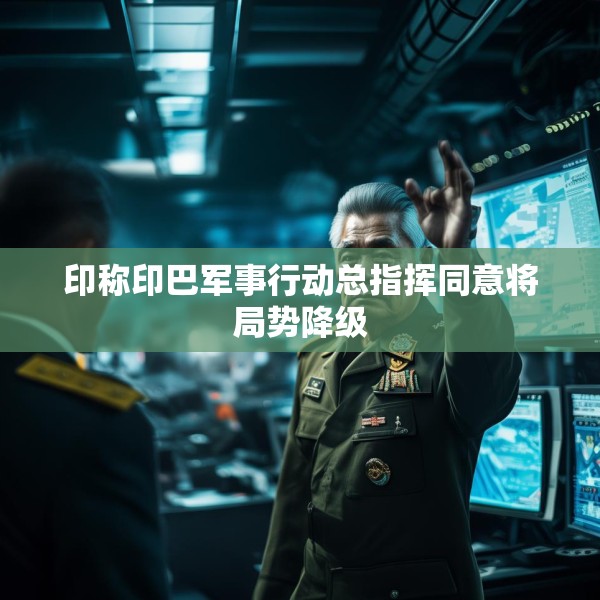 印称印巴军事行动总指挥同意将局势降级