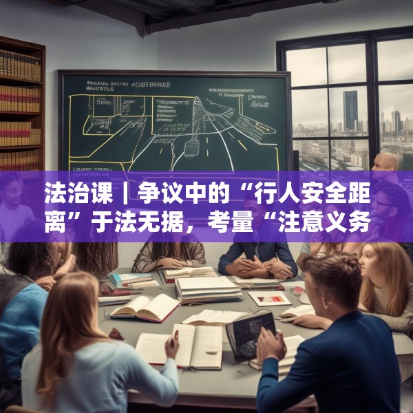 法治课｜争议中的“行人安全距离”于法无据，考量“注意义务”才更合理
