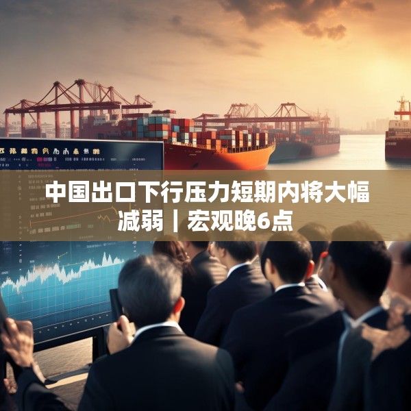中国出口下行压力短期内将大幅减弱｜宏观晚6点