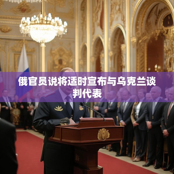 俄官员说将适时宣布与乌克兰谈判代表