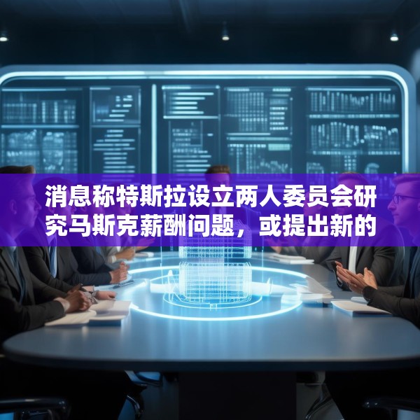 消息称特斯拉设立两人委员会研究马斯克薪酬问题，或提出新的股票期权方案