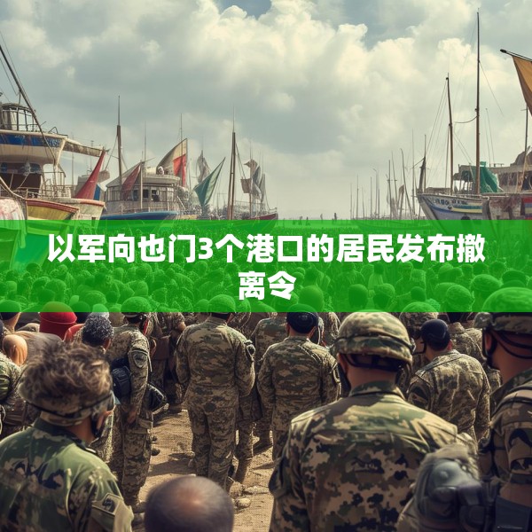 以军向也门3个港口的居民发布撤离令