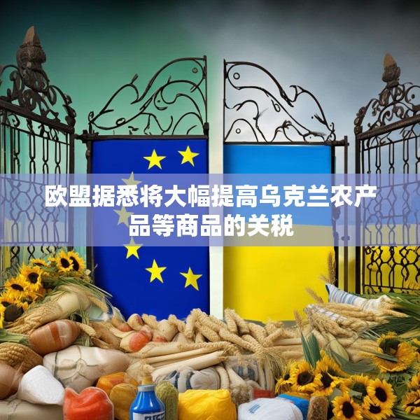 欧盟据悉将大幅提高乌克兰农产品等商品的关税